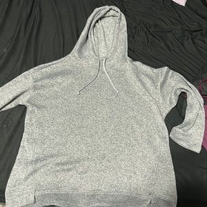 Grey XL women’s mock neck hoodie